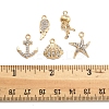 25Pcs 5 Style Alloy Crystal Rhinestone Pendants FIND-FS0004-14-5