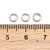 Tarnish Resistant 304 Stainless Steel Open Jump Rings X-STAS-J013-5x0.9mm-01-3