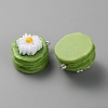 Opaque Resin Imitation Food Pendants RESI-CJC0011-38C-2