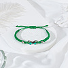 1Pc Alloy Butterfly Link Bracelet BJEW-LP0004-25E-3