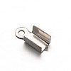 Tarnish Resistant 304 Stainless Steel Folding Crimp Ends STAS-E103-09B-1