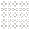 60Pcs 925 Sterling Silver Open Jump Ring STER-BC0002-57B-1
