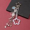 Acrylic & Glass Pendant Keychains KEYC-FZ00002-5