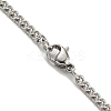 201 Stainless Steel Necklaces NJEW-Q336-01H-P-5
