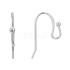 925 Sterling Silver Earring Hooks X-STER-I014-10S-2