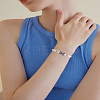 1Pc Alloy Butterfly Link Bracelet BJEW-LP0004-25A-1