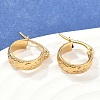 304 Stainless Steel Thick Hoop Earrings EJEW-E158-21G-2