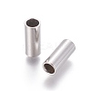 Tarnish Resistant 304 Stainless Steel Tube Beads STAS-F205-03P-G-2