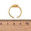 304 Stainless Steel Adjustable Cuff Rings for Women RJEW-B126-06G-02-5