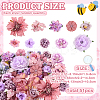 3 Bags 3 Styles Cloth Flower DIY-SP0005-72E-2