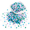 Opaque Glass Round Seed Beads GLAA-TAC0025-07B-01-2