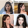 Zinc Alloy Rhinestone Hair Bands OHAR-WH20007-01A-P-6