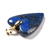 Natural Lapis Lazuli Pendants X-G-E570-01G-09-3