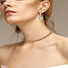 12Pcs 2 Colors Alloy Crystal Rhinestone Pendants ALRI-LP0001-05-3