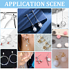 304 Stainless Steel Stud Earring Findings STAS-UN0060-01B-6