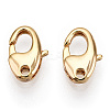 Brass Lobster Claw Clasps X-KK-N254-07G-1