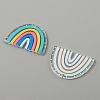 10Pcs Translucent Resin Pendants RESI-WH0026-55E-1