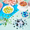 150G 5 Colors ABS Plastic Imitation Pearl Beads KY-TA0001-44A-5