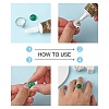 Non-Tarnish 304 Stainless Steel Pad Ring Settings X-STAS-K278-11C-P-3
