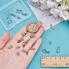20Pcs 10 Styles Stainless Steel S-Hook Clasps STAS-PH0006-96P-3