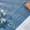 300Pcs 3 Styles Rack Plating Brass Open Jump Rings FIND-DC0006-44-6