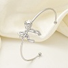 304 Stainless Steel Cuff Bangles LS-BJEW-B107-01P-1