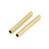 Brass Tube Beads KK-B120-03I-G-2