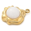Natural White Agate Pendants LS-STAS-K291-03B-01-2