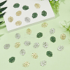 60Pcs 3 Colors Baking Paint Alloy Pendants ENAM-DC0001-79-4