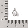 Non-Tarnish 304 Stainless Steel Ice Pick Pinch Bails STAS-Z058-01P-01-3