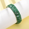 Natural Malaysia Jade Beaded Stretch Bracelets for Unisex G-K303-02E-1