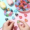 UV Plating Acrylic Beads OACR-CJC0009-07-4