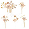Plastic and Resin and Iron Hairpin Set OHAR-WH20020-04B-1