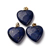 Dyed Natural Lapis Lazuli Pendants G-G287-01G-08-1