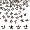 80Pcs Tibetan Style Alloy Beads TIBE-DC0001-17-1