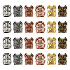 24Pcs 6 Colors Alloy Puppy Beads FIND-DR0001-21-1