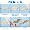 Rhinestone Flower Appliques DIY-WH0504-99B-3