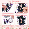 3 Sheets 3 Styles PVC Waterproof Decorative Stickers DIY-WH0404-199-3