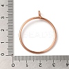 Brass Hollow Pendants KK-P001-94RG-3