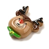 Christmas Opaque Resin Cabochons RESI-R453-01J-2
