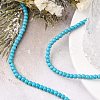 Synthetic Turquoise Beads Strands X-TURQ-G106-4mm-02F-5