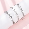 304 Stainless Steel 6MM Ring Link Chain Necklaces NJEW-P343-01A-P-1