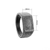 304 Stainless Steel Finger Rings WGDF4AB-19-2