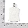 304 Stainless Steel Pendants STAS-O008-01E-3