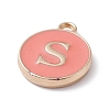 (Defective Closeout Sale Border damaged) Golden Plated Alloy Enamel Charms LS-ENAM-XCP0001-20S-4