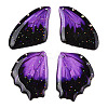 Transparent Resin Wing Pendants Set RESI-TACDZ0021-06D-1