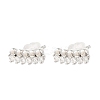 Brass Micro Pave Cubic Zirconia Stud Earrings EJEW-L270-23P-1