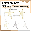 12Pcs 3 Colors Rack Plating Alloy Pendants FIND-LP0005-95-2