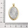 Long-Lasting Plated Brass Pendants KK-Q006-42G-01-3