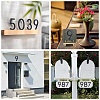 Zinc Alloy House Number FIND-WH0064-99-9-6